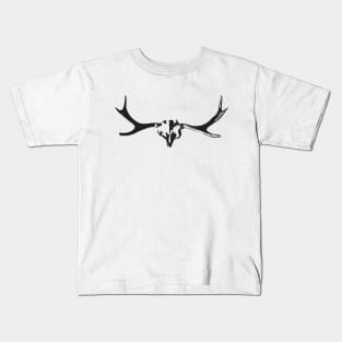 Antlers Black Kids T-Shirt